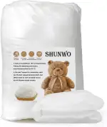 Polstervlies 80g/m² 1.5x2 Meter 8mm Höhe – Voluminöses Füllmaterial für Kissen, Bettauflagen, Heimtextilien und Polsterprojekte（Oeko-Tex® Certification）