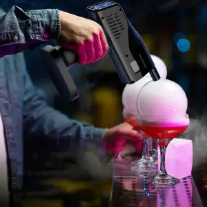 Elektrisches Drink Smoker Kit, Cocktail Smoker Infuser Set mit 4 Flavors, Gesche