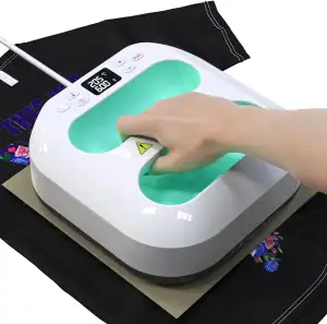 Mefine Transferpresse Plotter 22.8cmx22.8cm/9"x9" Heizpresse Tragbare T-Shirt Pl