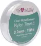 0,2 mm durchsichtiger Nylonfaden, unsichtbarer Faden, durchsichtiger Nähfaden, Dekoration zum Auf...