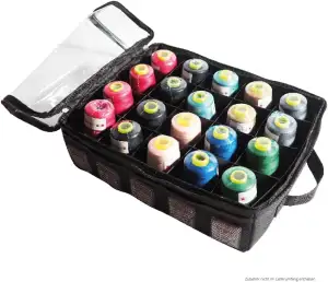 Phönix Garntasche für 20 Overlock Garnrollen 36 x 29 x 10 cm Garn-Organisierer f