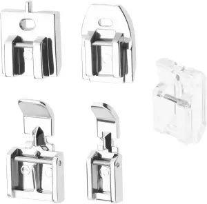 5 Stück Reißverschluss Nähfuß Set, Multifunktionale Nähfüße, Kompatibel mit Brot