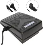 Fußpedal,Für Haushaltsnähmaschinen(220 V),Nähmaschinen Fußpedal,Mit Variabler Geschwindigkeit Und Netzkabel,Für Singer 974 Nähmaschinen (EU Stecker)
