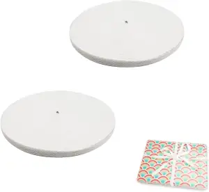 Schrägband Baumwolle 1 cm x 45 m, 2 Rolle Webband zum Nähen, Baumwollband Weiß, 