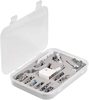 Watris Veiyi 15 Stück Nähfüße, Multifunktions Nähmaschinen Zubehör, Metall Nähfü