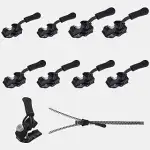 RichLuck Reißverschluss Reparatur Set, 3 Größen, sofortiger Reißverschluss-Fixierer, Verlängerung...