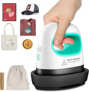 Mefine Mini Transferpresse Hitzepresse Maschine DIY Heißpresse mit 3 Heizstufen 