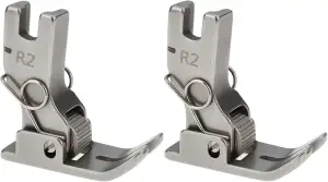 2 Stück Industrienähmaschinen-Rollennähfuß R2 Kompatibel mit Den Meisten Industriellen Flachbettn...