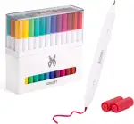 XINART Doppelspitze Stifte für Cricut Joy Machines, Fine Point Pen Marker Pen mit 33 Farben Schreibstift Kompatibel mit Cricut Joy Xtra Plotter (0,4 Tip & 1,0 Tip, 36er Packung)