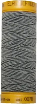 Hutgummi Gummi Nähfaden Elastic 10m grau (0878)