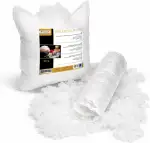 Perlen-Füllwatte 1kg, Für Kissen Kuscheltiere und Amigurumi, Flauschige Füllmaterial für Kuscheltiere, Antiallergische, Öko-Tex 100 Zertifiziert, Weiß (1000)