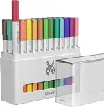 XINART Stifte für Cricut Joy/Joy Xtra, Dual Tip Sublimationstintenstifte Kompatibel mit Cricut Mu...
