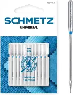 SCHMETZ | 10 Nähmaschinennadeln | Universal | 130/705 H | Nadeldicke 70/10-100/16 | auf jeder gängigen Haushaltsnähmaschine einsetzbar