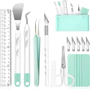 X SIM FITNESSX Plotter Zubehör Entgitterwerkzeug, Vinyl Jäten Werkzeuge DIY Bast