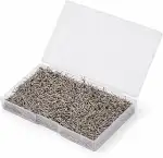 2000x Stecknadeln - Reißnägel & Kopfnägel 13 mm - für Nähen, das Dekorieren & DIY & Basteln Silber