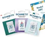 SCHMETZ | 11 Nähmaschinennadeln | Jersey Set | Jersey/Super Stretch/Zwillings-Stretch | Sortierun...