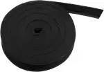 Schrägband zum Nähen, 10m Doppelt Gefaltet Einfassband Schwarz Polyester Stoff Rolle zum Säumen Verwendet Einfassen Nähen Paspelieren und Basteln Polyestergewebe
