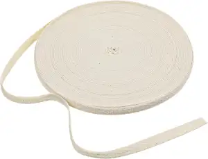 50m Schrägband Baumwolle 10mm Breite Baumwollband, Nahtband, Stoffband,Köperband