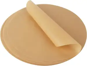 200 Blatt Backpapier für Heißluftfritteuse, 30cm Backpapier Zuschnitte, Runde An