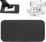 CHENNAN Nähmaschinen-Pedalmatte Nähmaschinen-Fußpedal Rutschfestes Pad Sewing Machine Pedal Mat Nähmatte Schützt Boden Fußpedalmatte für Nähmaschinen Ort Stelle Fixiert, 34 * 17 * 0.8 cm (Schwarz)