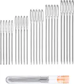 Stopfnadeln Nähen Nadeln Set 25 STK Stumpfe Nadeln, Sticknadeln, Großäugige Stumpfe Nadeln, Großä...