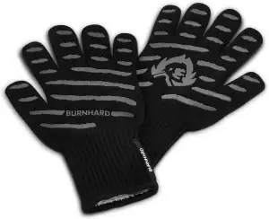BURNHARD® Aramid Grillhandschuhe, hitzebeständige Ofenhandschuhe