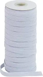 10mm Gummiband, 50 Meter Gummibänder für Hosengummi Nähen und Haushalt DIY Handwerk Stoffe Zum El...