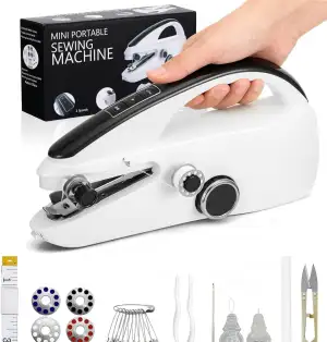 Handnähmaschine, Tragbare Mini-Nähmaschine, Kabellose Tragbare Elektrische Handn