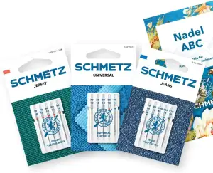SCHMETZ | 15 Nähmaschinennadeln | Starter Set | Universal/Jersey/Jeans | Sortier