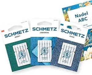 SCHMETZ | 15 Nähmaschinennadeln | Starter Set | Universal/Jersey/Jeans | Sortier