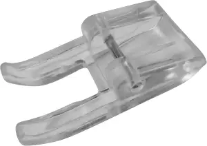 Transparenter Applikationsfuß/Klarsichtfuß/Nähfuß (offen) für alle Nähmaschinen mit 6mm Snap-On S...
