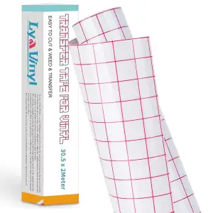 Transferfolie Plotter für Plotterfolie Vinyl 30,5 x 200 cm Übertragungsfolie Plo