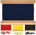 5m Endlosreißverschluss 5mm mit 10 zipper reißverschluss endlos Dunkelblau