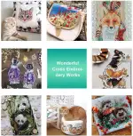 Stickgarn-Set aus Baumwolle, 100 Farben, Garn aus Baumwolle, 8 m, 6 Zweige, Stickgarn, Set für Kreuzstich