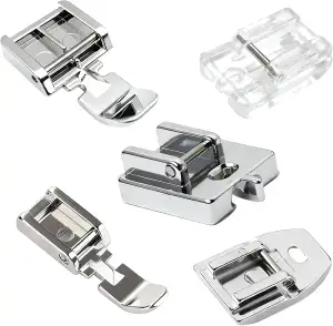 5 Stück Set Multifunktions Nähfuß, Nähfüsse, Zubehör Set, Nähfüße Reißverschluss