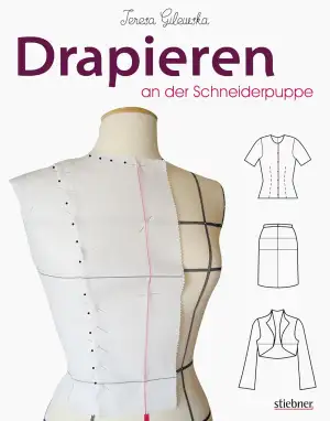 Schnittkonstruktion in der Mode. Drapieren an der Schneiderpuppe. Perfekte Passf