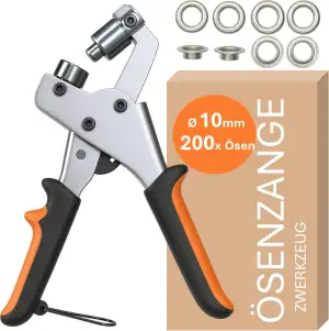 Profi Ösenzange Set mit 2?? Ö??? ????????? - Ösen-Set (Ø 10mm) I Magnetische Öse