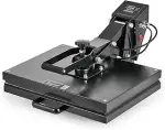 CREWORKS 2000W Transferpresse Textilpresse T-Shirt Sublimationsmaschine 50x40cm Hitzepresse Heat ...