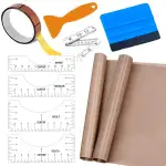 hitzebeständiges klebeband hitzebeständig Teflonfolie für Transferpresse kapton Tape Sublimation T Shirt Ruler Guide Alignment für nähzubehör plotter zubehör