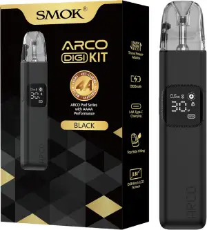 SMOK Arco Digi Pod System E Zigarette Kit 1300mAh Akku 5W30W Leistungsbereich 0.