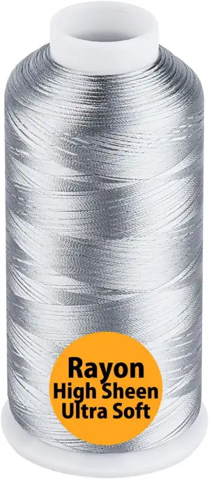 Simthread Rayon Stickgarn 5000m 40wt 100% Viskose für Nähmaschinen Professionell