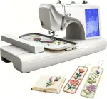 Stick-Nähmaschine mit 7-Zoll-Touchscreen und USB-Anschluss, 132 integrierte Stiche, 398+ Muster, Spiegelfunktion für Mode, Quilten und personalisierte Kreationen