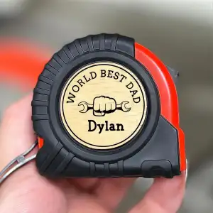 Drawelry Personalisierte Maßband mit Namen Text Muster DIY Gravur 5-7,5 Meter Ei