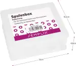 SEMPLIX Spulenbox für 50 Spulen/beidseitig zu bestücken/ 12 x 10,5 x 4,8 cm