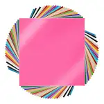 Prime Vinyl 25 Stück Vinylfolie Plotter, 30.5 x 30.5cm Plotterfolie Vinyl, Selbstklebend folie für alle Schneidemaschinen und Kreativen Arbeiten