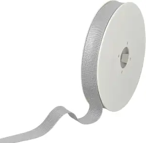 Metallisches Schrägband – 20 mm breit, 10 mm gefaltet, 20 m Rolle, 80% Polyester