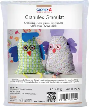Glorex 0 2505 - Granulex grob, 500 g, grobkörniger Füllstoff, zum Füllen von Pup
