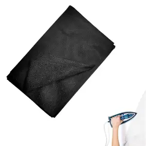 1 Rolle Bügelvlies, Schwarzes Vlieseline Thermoadesiv 100 x 200 cm, Vliesstoff z