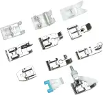 Willingood, 11 Stück Multifunktions Nähfuß, Nähfüsse, Zubehör Set für Nähmaschine von W6, Brother, Singer, Privileg, Janome, Husqvarna und mehr