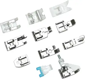 Willingood, 11 Stück Multifunktions Nähfuß, Nähfüsse, Zubehör Set für Nähmaschin